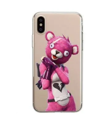Cartoon case For Iphone 11 Pro Max X XR XS 7 8 Plus 5 SE 6 6S PLUS Fornites cute cover |