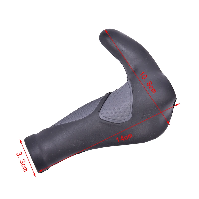 1 Pair Comfy Bicycle Grips Rubber Integrated MTB Cycling Hand Rest Mountain Bike Handlebar Casing Sheath Shock Absorption | Спорт и