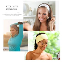 Adjustable Wide Hairband Yoga Spa Bath Shower Makeup Wash Face Cosmetic Headband for Women Ladies Make Up Accessories Turbans