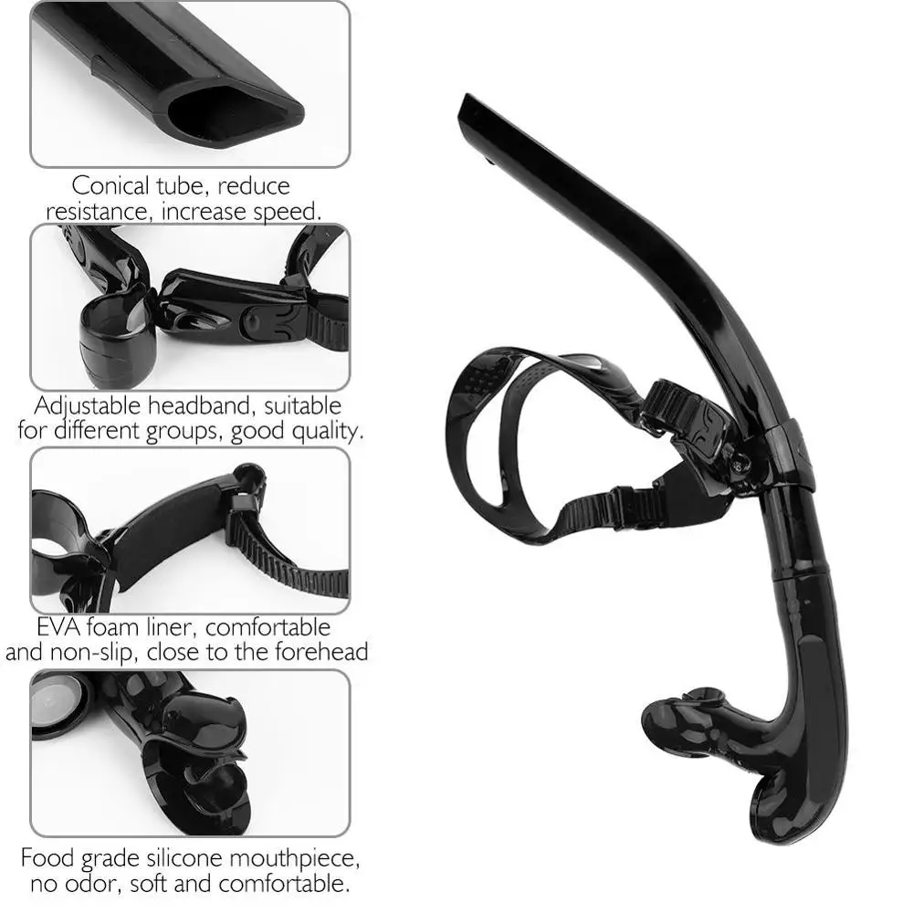 Профессиональная силиконовая трубка для дайвинга и ныряния взрослых дыхания на