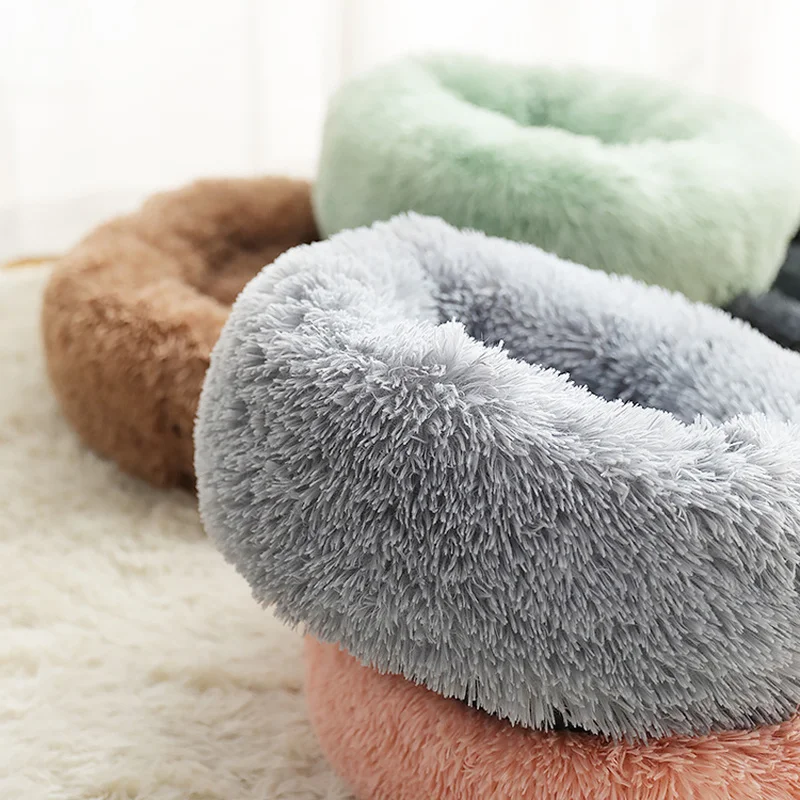 40 100 см собака/кошка кровать удлиненный плюш супер мягкие со съемным моющимся