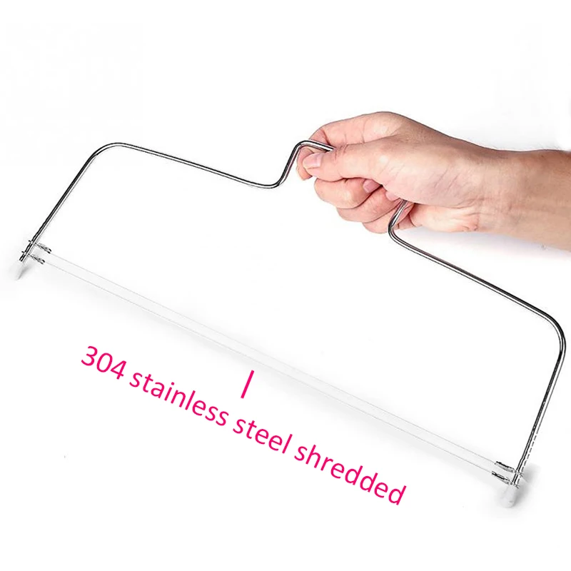 

1 Pc Adjustable 2-Wire Layer Cake Slicer Cutter Stainless Steel Leveler Slicer Dual-Layers Cake Cutter Slicer Cake Dropshipping