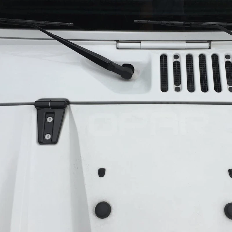 Черная крышка шарнира капота для 2007 2018 Jeep JK Wrangler & Unlimited|Капоты| |