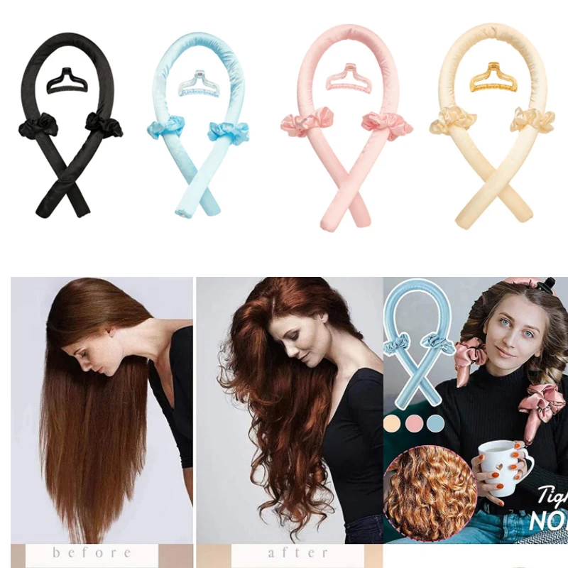 Плойка для завивки без нагрева лента волос шелковая тепла | Красота и здоровье