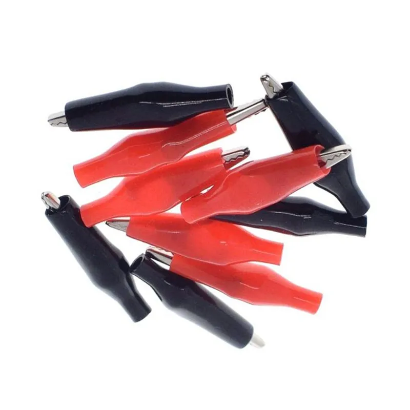 28 мм металлический крокодил G98 Электрический зажим измерительный щуп черный