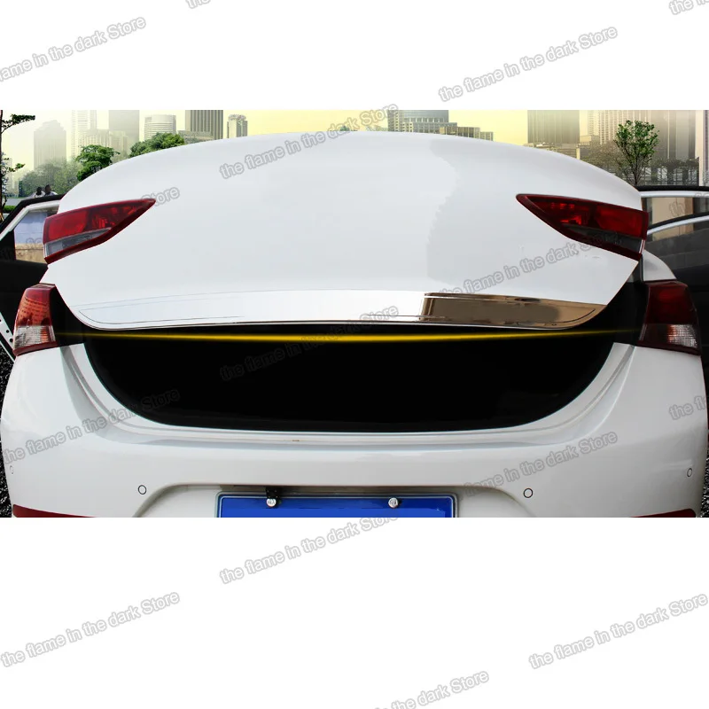 Lsrtw2017 для Hyundai Solaris Verna отделка багажника автомобиля декоративный Стайлинг