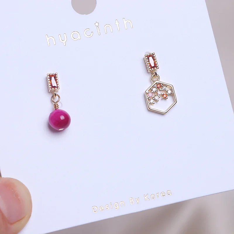 Винтажные элегантные циркониевые Подвесные серьги для женщин очаровательные