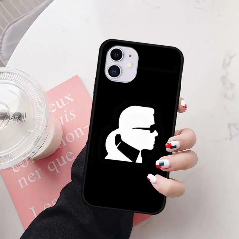 

KARLs Lagerfeld Phone Case For iphone7 8 plus 7 8 6 6s plus X XR XS MAX 11 12 Pro Max Cover