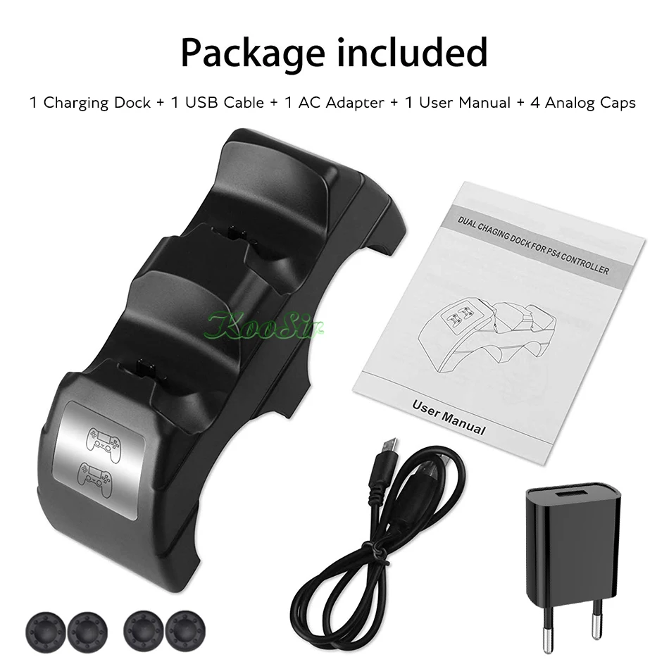 PS4/Slim/Pro контроллер зарядное устройство с адаптером переменного тока PS 4 зарядная