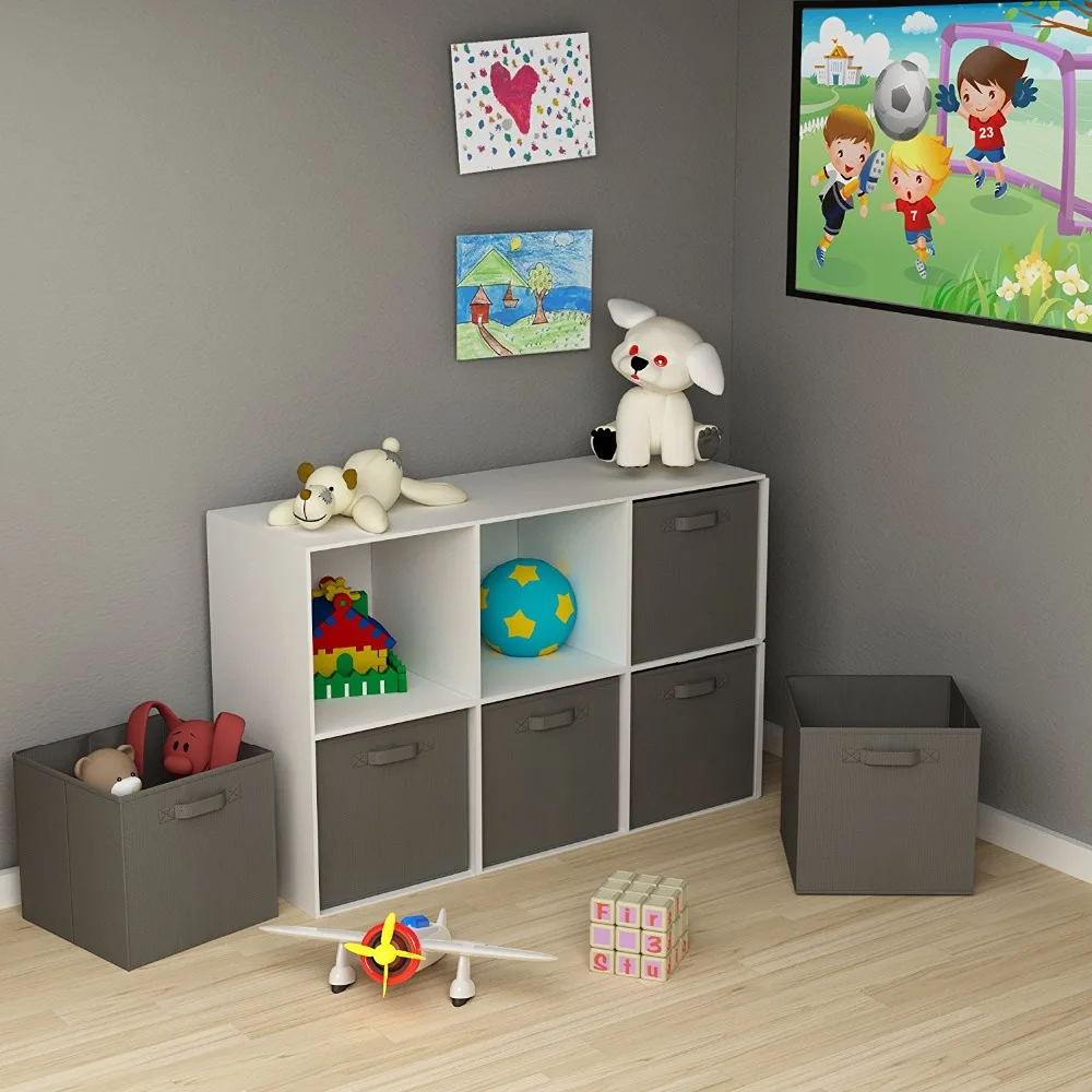folding Non-Woven Fabric storage box Closet Cubes Bins Organizer kid toy storage bins Offices for storage Organization