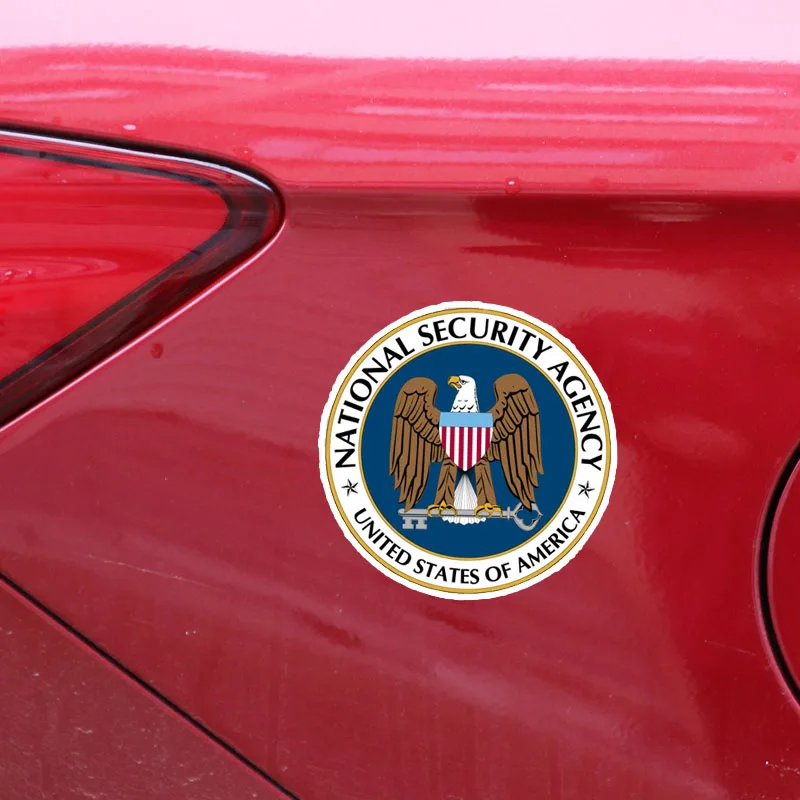 Автомобильная наклейка и на бампер с изображением флага Америки Агентства