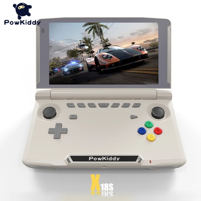 Игровая консоль POWKIDDY X18S портативная игровая приставка с откидной крышкой Android 11