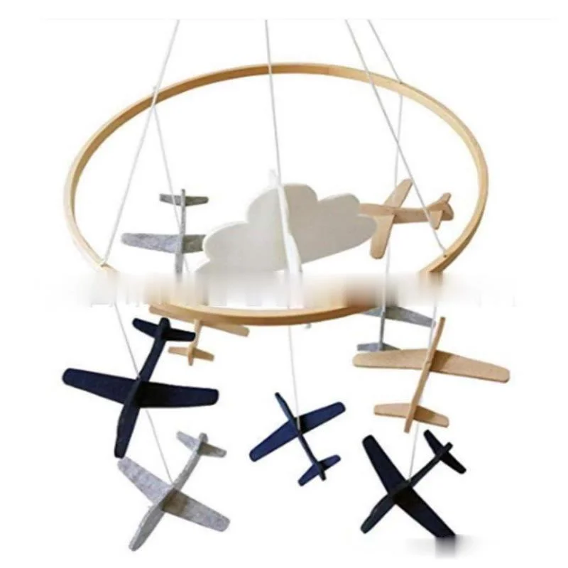 

New Creative Crib Decoration Pendant Felt Wind Chimes Hanging Children's Room Simple Pendant Non-woven Hanging Children's Gifts