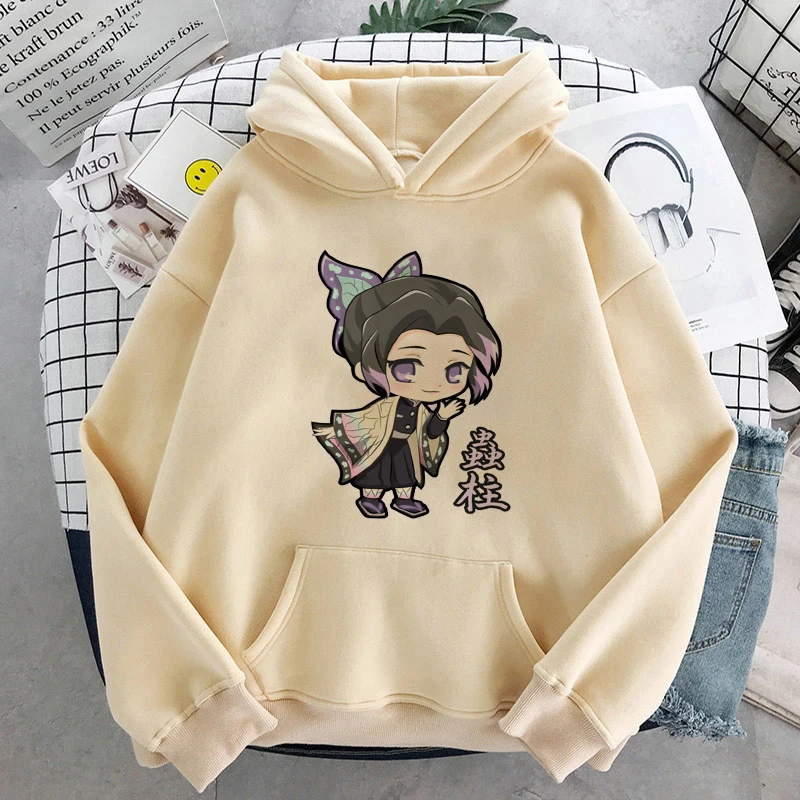 

Kimetsu No Yaiba Hoodies Women Kawaii Japanese Anime Hoody Harajuku Cartoon Demon Slayer Streetwear Fashion Tops Sweatshirt Male