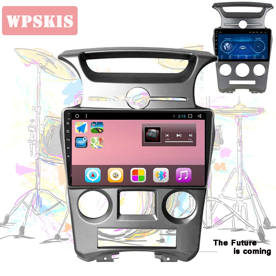 Ips 2Din 1024*600 Android 10,0 автомобильный DVD авто радио с google play gps navi HU мультимедиа для kia Carens 2007 2008 2009 2010 11