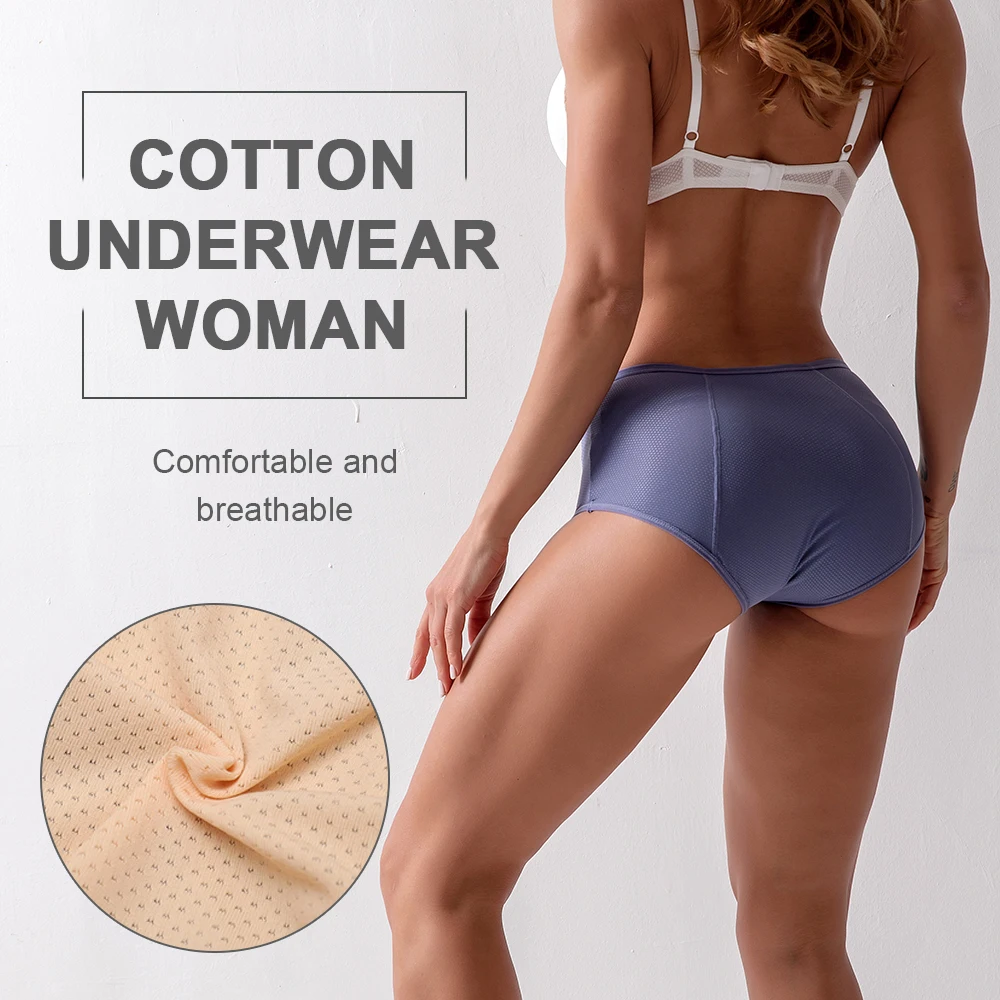 Женское нижнее белье физиологические менструальные трусики хлопковые бесшовные