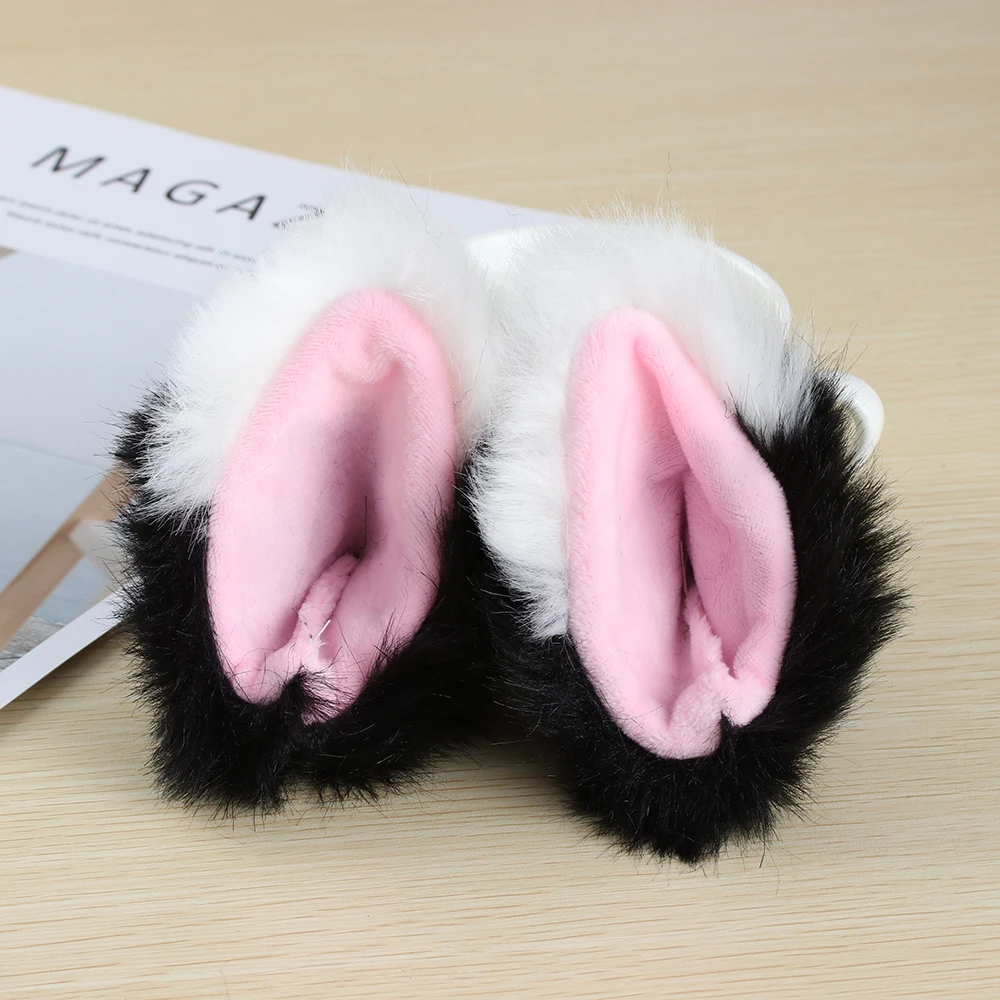 Ободок для волос женский плюшевый с кошачьими ушками модная заколка в стиле