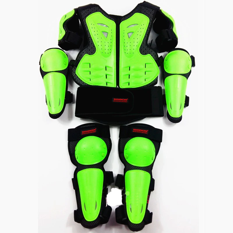 Bambino Moto мотокросса Corpo Giacca Giubbotto Armatura Bambini Petto di протезион делла Колона VErtebrale gear con il