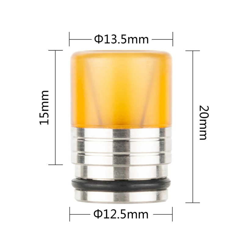 

1/10/20/50pcs 810 anti oil-frying resin Drip Tip Stainless Steel Mouthpiece For Tank RDA Atomizer DIY Vaporizer The frying oil