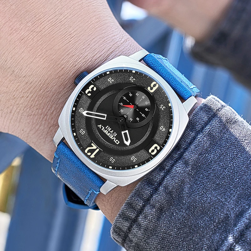 Часы наручные EYKI мужские кварцевые модные водонепроницаемые спортивные