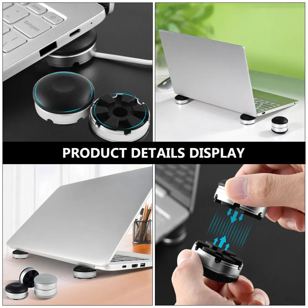 

2pcs Mini Laptop Heightening Stand Computer Support Holders Laptop Risers