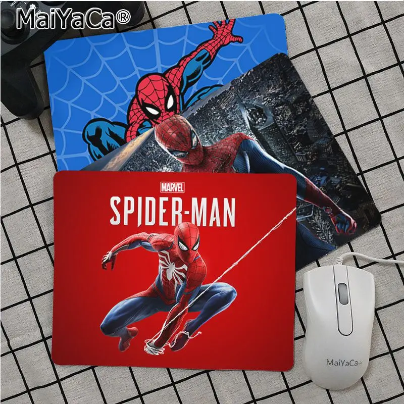Maiya высокое качество Marvel Человек паук ноутбук игровые мыши коврик для лидер