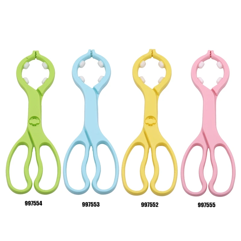 Anti-slip Sterilized Resistant Plastic Tongs For Baby Bottles Tweezers Milk Bottle Clamp Skid Clips |