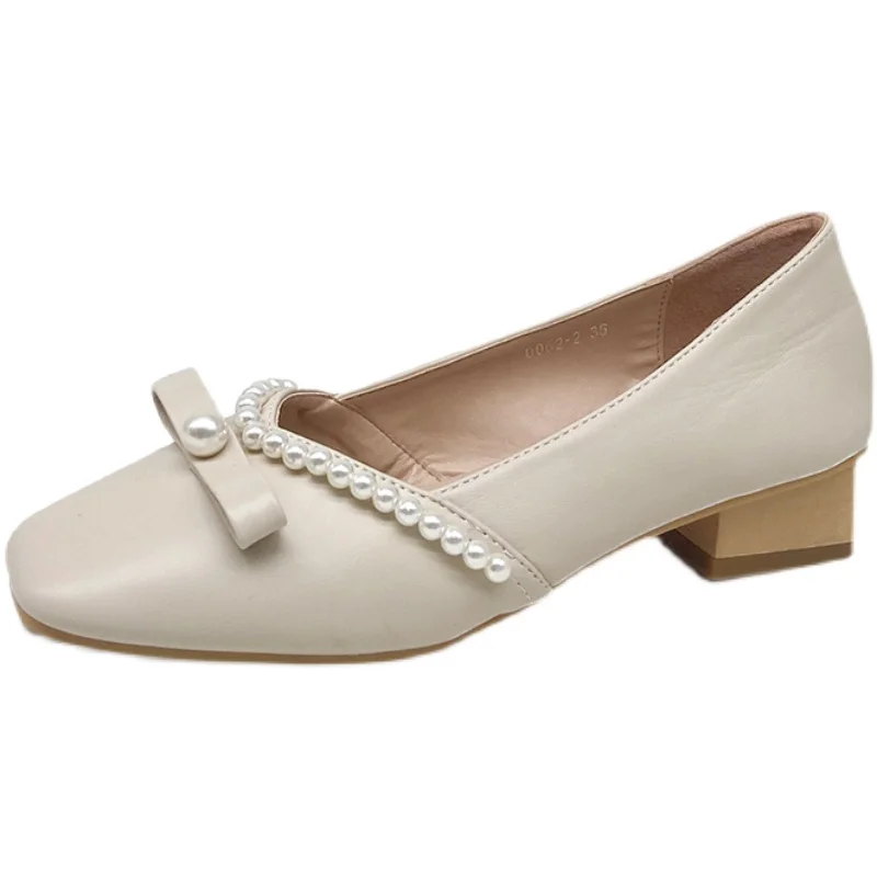 

Gold Heels Brief Pumps Shallow Mouth Retro Women Shoes Square Toe Slip On Sandals Ladies 2021 All-Match Mary Jane Lace-Up Sweet