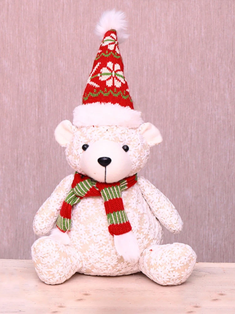 New Christmas Dolls Standing Posture Bear Snowman Doll Innovative Santa Decorations for Home Tree Decoration | Дом и сад