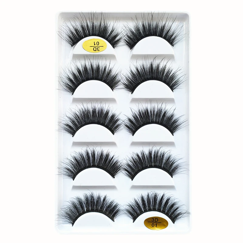 

Накладные ресницы Многоразовые 3D ресницы ручной работы 5 пар ресницы для глаз натуральные мягкие и удобные профессиональные ресницы для на...