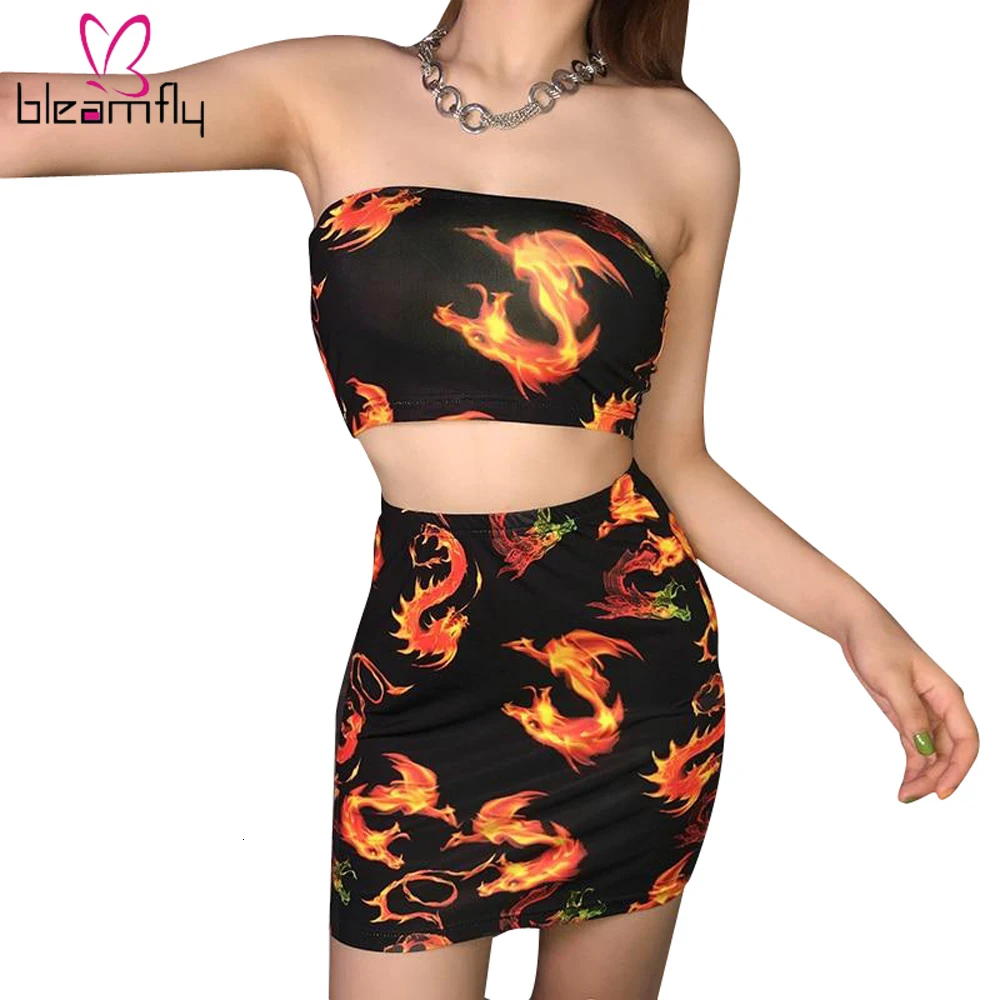 Летние Для женщин с принтом в виде дракона без рукавов платья бретелек