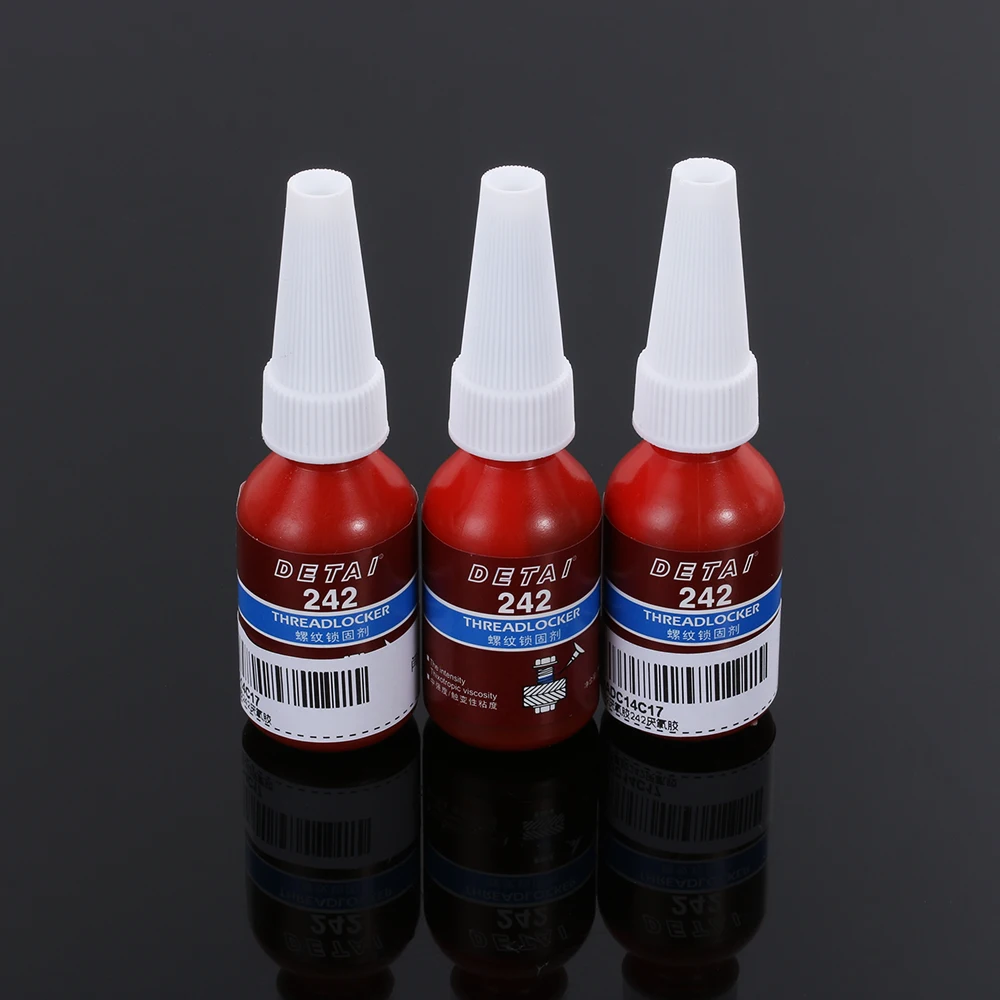 Анаэробный клей 242 1 шт. 10 мл прочный для винтов синий защиты от коррозии новинка