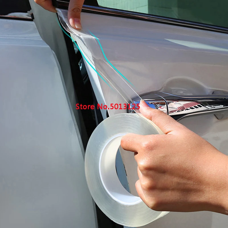 

Car Door Transparent Stickers Edge Guards Anti-collision Strip Bumper Protector for Skoda Karoq 2021 2020 2019 2018 2017