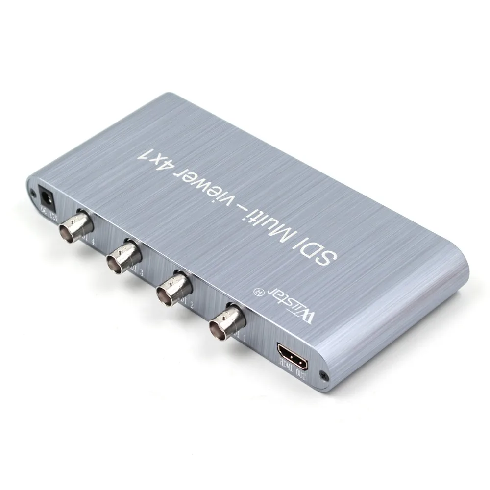 Коммутатор SDI multi-просмотра 4X1 SDI в HDMI SDI 4 в HDMI 1 выход 1080p SD/HD/3G-SDI RS232 для ПК видеоконференции ТВ монитор
