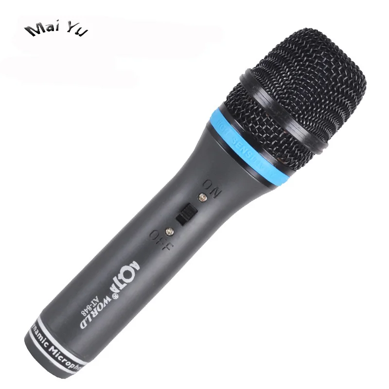 Профессиональный Проводной Домашний микрофон для караоке компьютерной записи