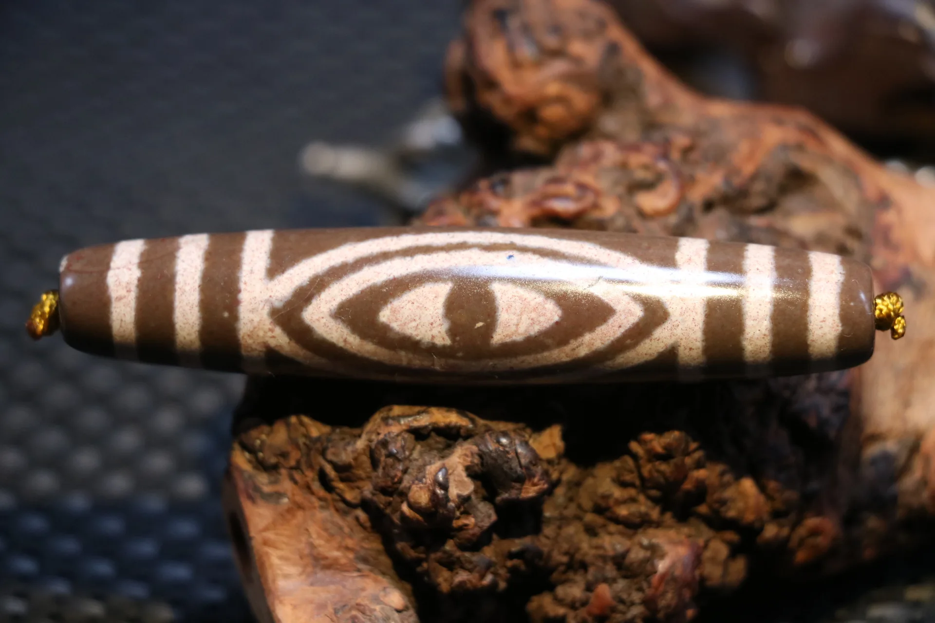 Energy Magic Power Тибетский Старый Агат красные точки Cinnabar 2 длинные бусины дзи подвеска