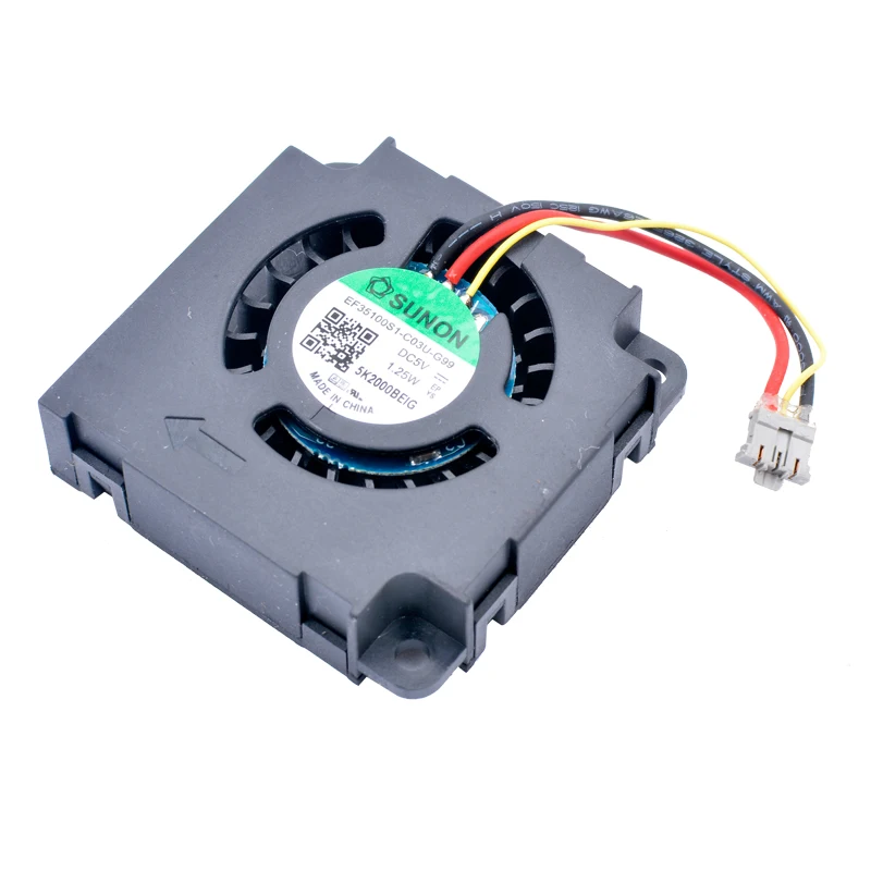 

EF35100S1-C03U-G99 35mm 35x35x10mm 3.5cm DC5V 1.25W 3 lines of turbo blower cooling fans for drones/projectors