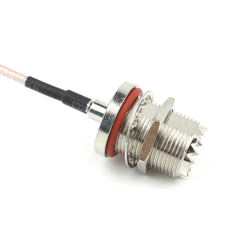 DHT Электроника RF коаксиальный кабель UHF SO239 PL259 гнездо до MCX прямоугольный разъем