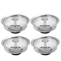 4 pieces kitchen sink drain strainers sink stopper strainers basket catcher filter anti clogging mesh drain covers