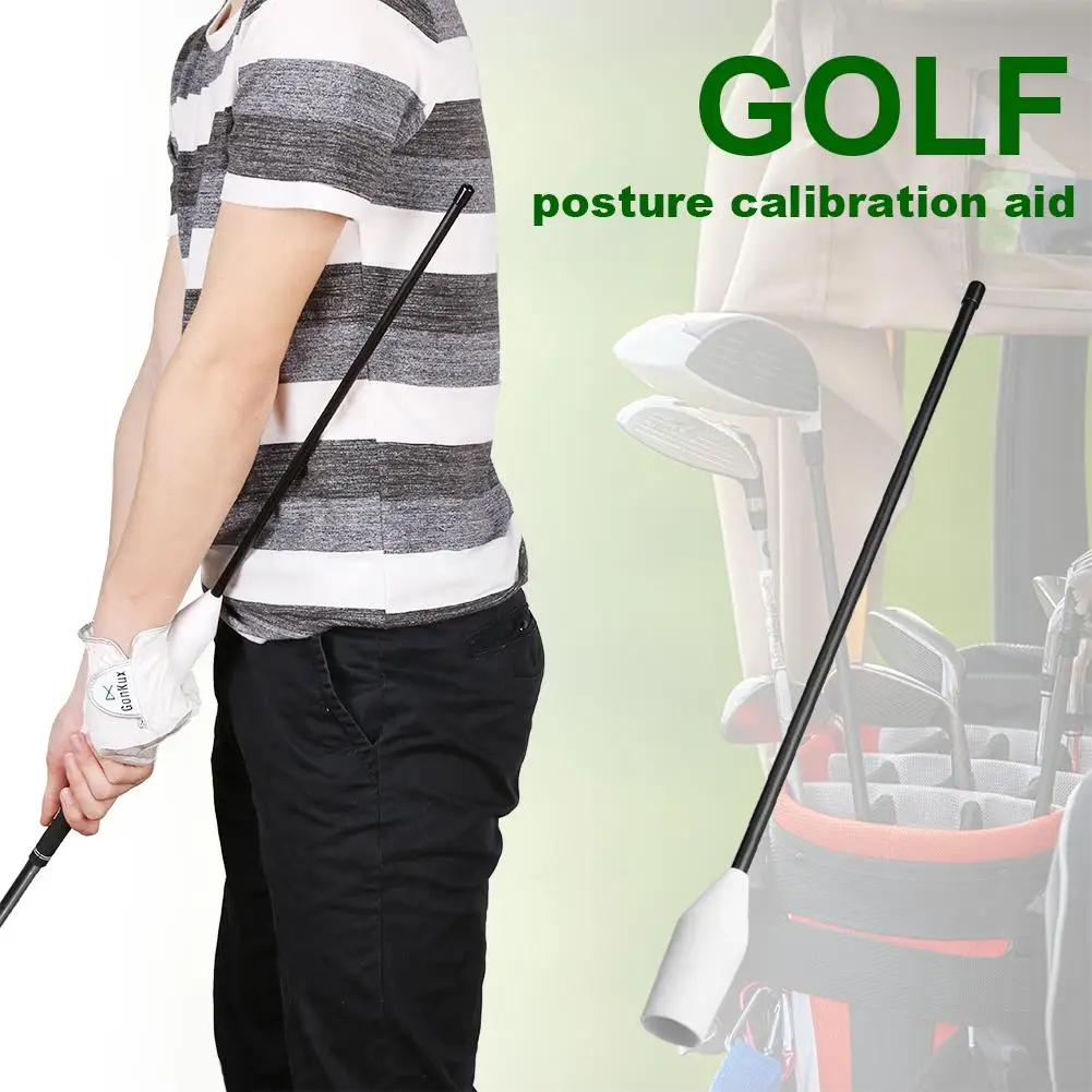 

1pc 14.82 inch Rubber Golf Swing Trainer Beginner Gesture Correct Correction Aids for Practical Practicing Guide