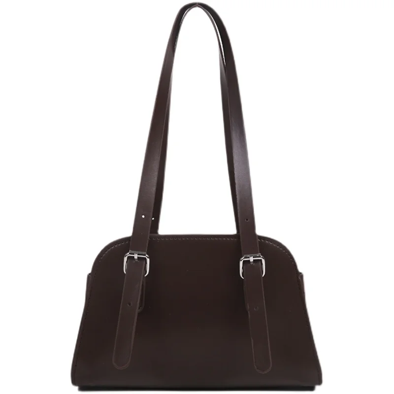

Vintage Portable Ladies Simple Shoulder Bag PU Leather Women Small Casual Tote Underarm Bag Fashion Female Purse Handbags Bolsas