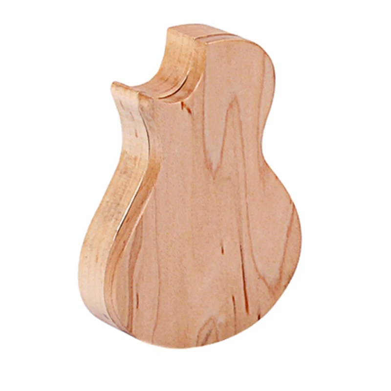

3 Pcs/Set Handmade Wooden Guitar Pick Box and Picks Paddles for Guitarist Music Lovers Gifts