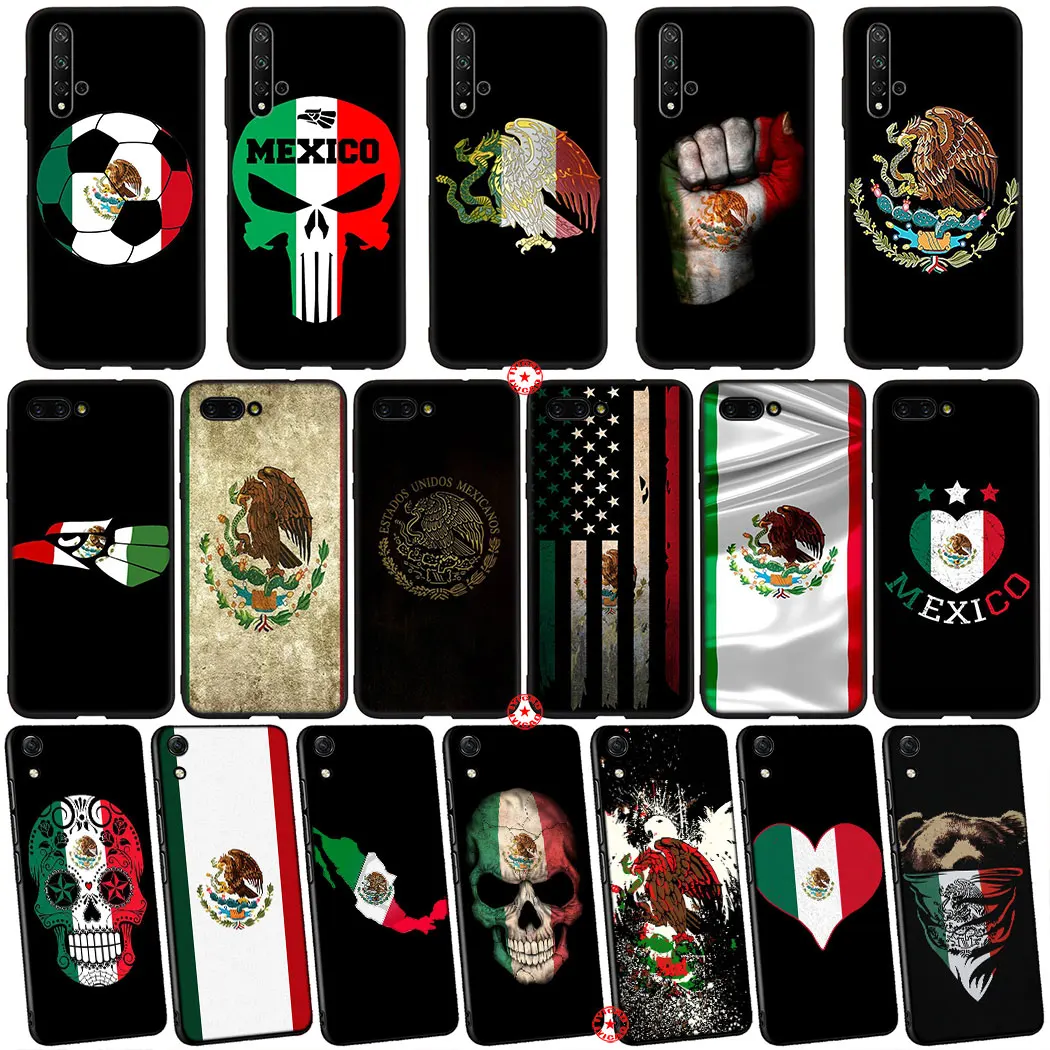 Мягкий силиконовый чехол Y48 с флагом Мексики для телефона Huawei Honor View 20 30 V30 9X Pro 20S Note