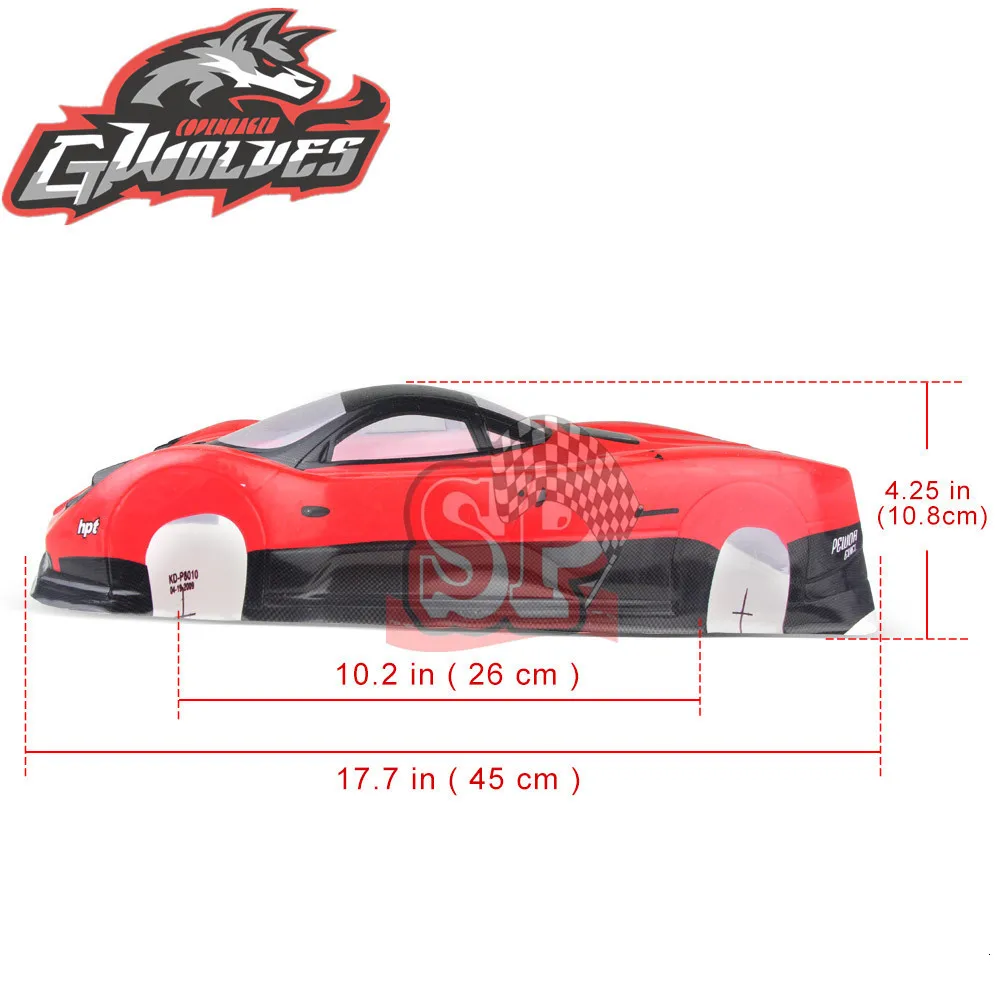 37 видов 1/10 RC автомобиль 195/190 мм ПВХ Окрашенный корпус с хвостом для 1:10 RC хобби гоночный Дрифт автомобиль hsp yokomo hpi ZD TAMIYA