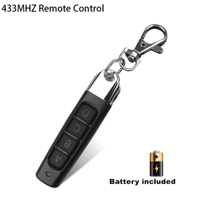 

433MHZ Remote Control 4 Channe Garage Gate Door Opener Remote Control Duplicator Clone Cloning Code Car Key 433MHZ Clone