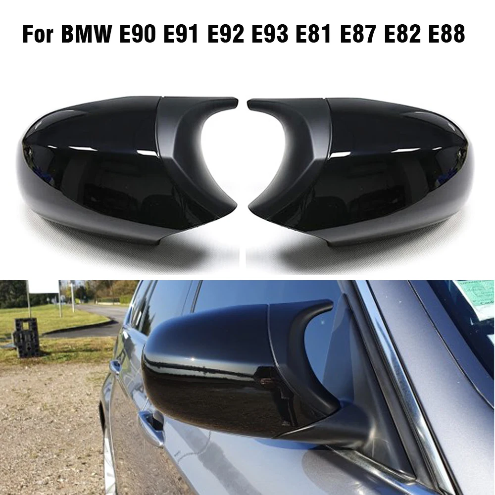 Чехлы для зеркал заднего вида крышка Bmw E81 E82 E87 2008 + 116i 118i 120i E88 E90 E91 E92 320i 330i 330d