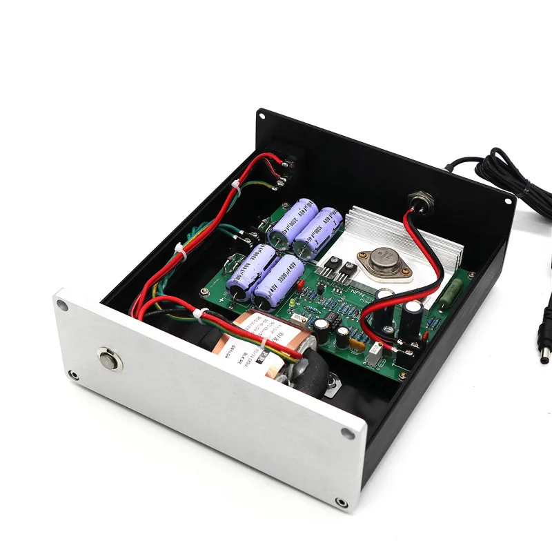 

STUDER gold sealed tube regulated ultra-low noise linear power supply DC 5v 9v 12v 24v For DAC Amanero XMOS 12AU7 6N3 6J1 tuen