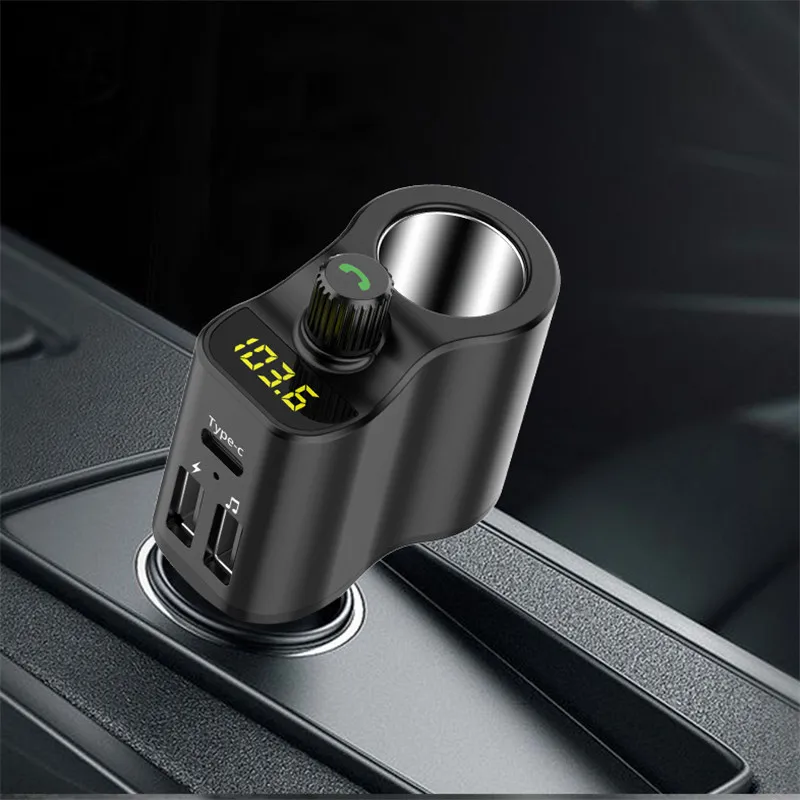 

Автомобильный зарядный адаптер, Bluetooth 5,0, Quick 3,0, FM-передатчик, мультипорт, быстрая зарядка для Xiaomi Redmi Note 8, автомобильный mp3-плеер