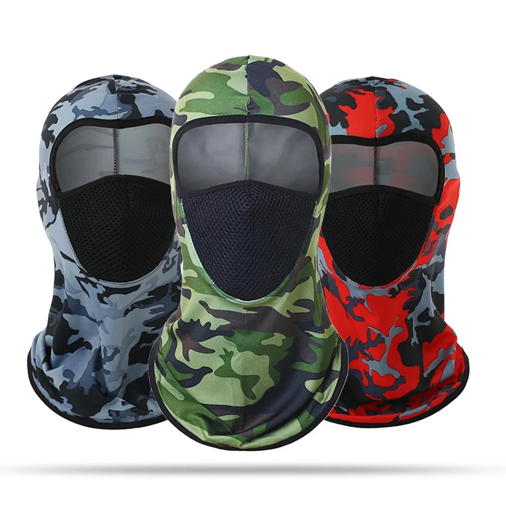 

Cycling Mask Outdoor Sports Sunscreen Camouflage Hood Balaclava Full Face Mask Fishing Army Hunting Training Scarf Headgear