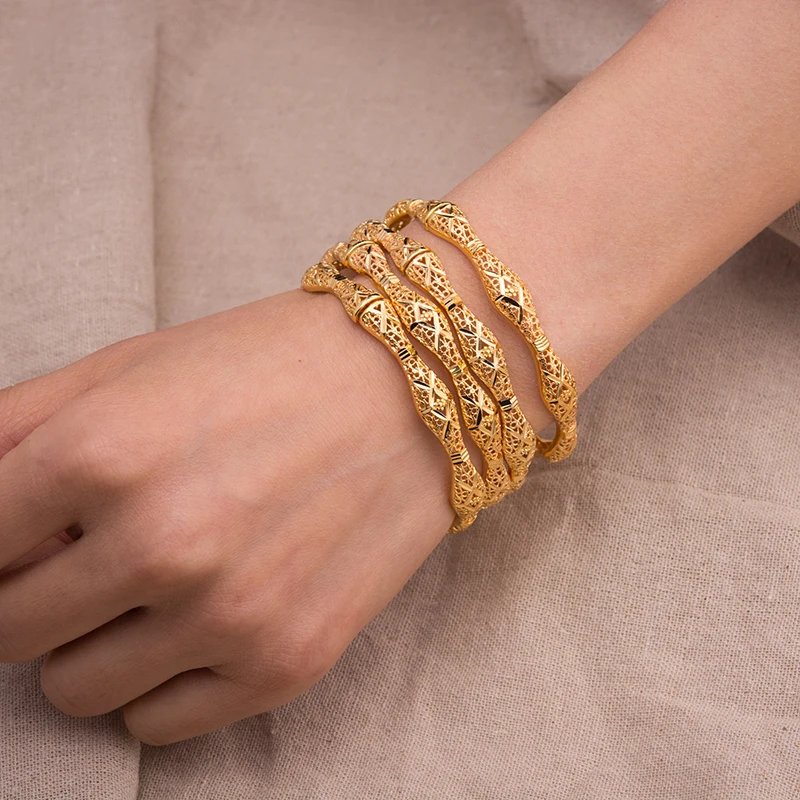 Женский винтажный браслет в африканском стиле 1 шт./лот золотого цвета | Украшения